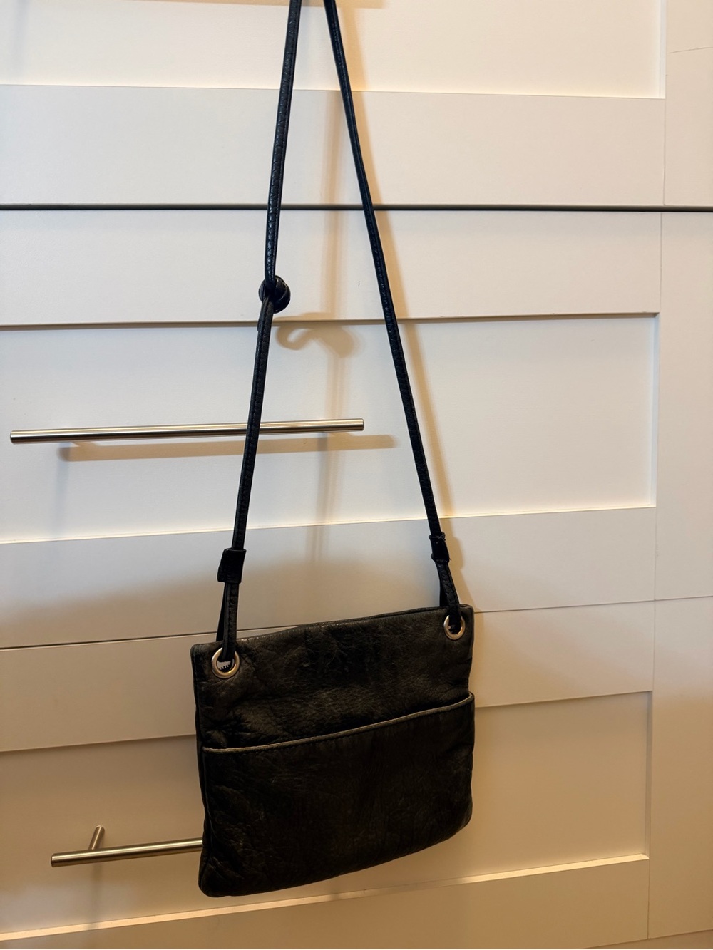 Margot small leather shoulder bag